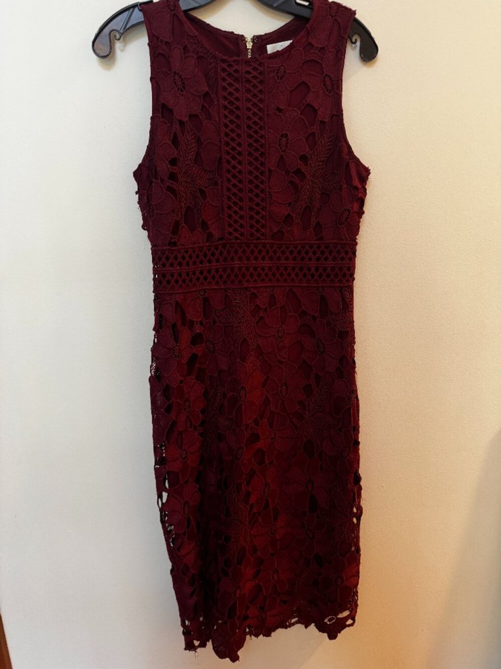 NWT ERIN by Erin Fetherston Embroidered Dress in Red